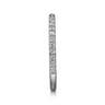 14K White Gold Diamond Matching Wedding Band - 0.28 ct