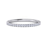 14K White Gold Diamond Matching Wedding Band - 0.21 ct