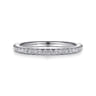 14K White Gold Diamond Matching Wedding Band - 0.27 ct