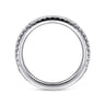14K White Gold Diamond Matching Wedding Band - 0.27 ct