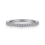 14K White Gold Diamond Matching Wedding Band