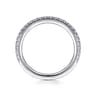 14K White Gold Diamond Matching Wedding Band - 0.21 ct