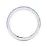 14K White Gold Diamond Matching Wedding Band - 0.22 ct