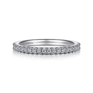 14K White Gold Diamond Matching Wedding Band