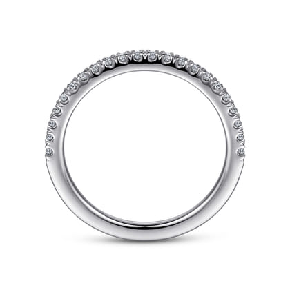 14K White Gold Diamond Matching Wedding Band