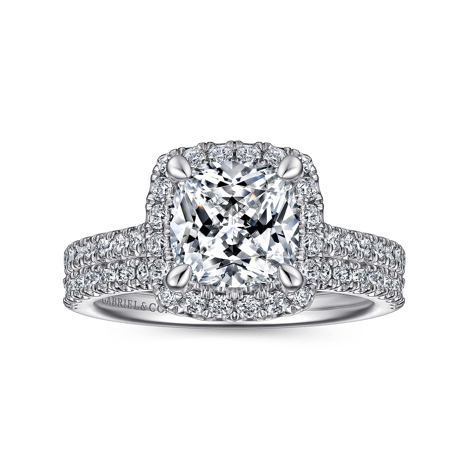 14K White Gold Diamond Matching Wedding Band - 0.23 ct - Shot 4