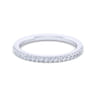 14K White Gold Diamond Matching Wedding Band - 0.18 ct