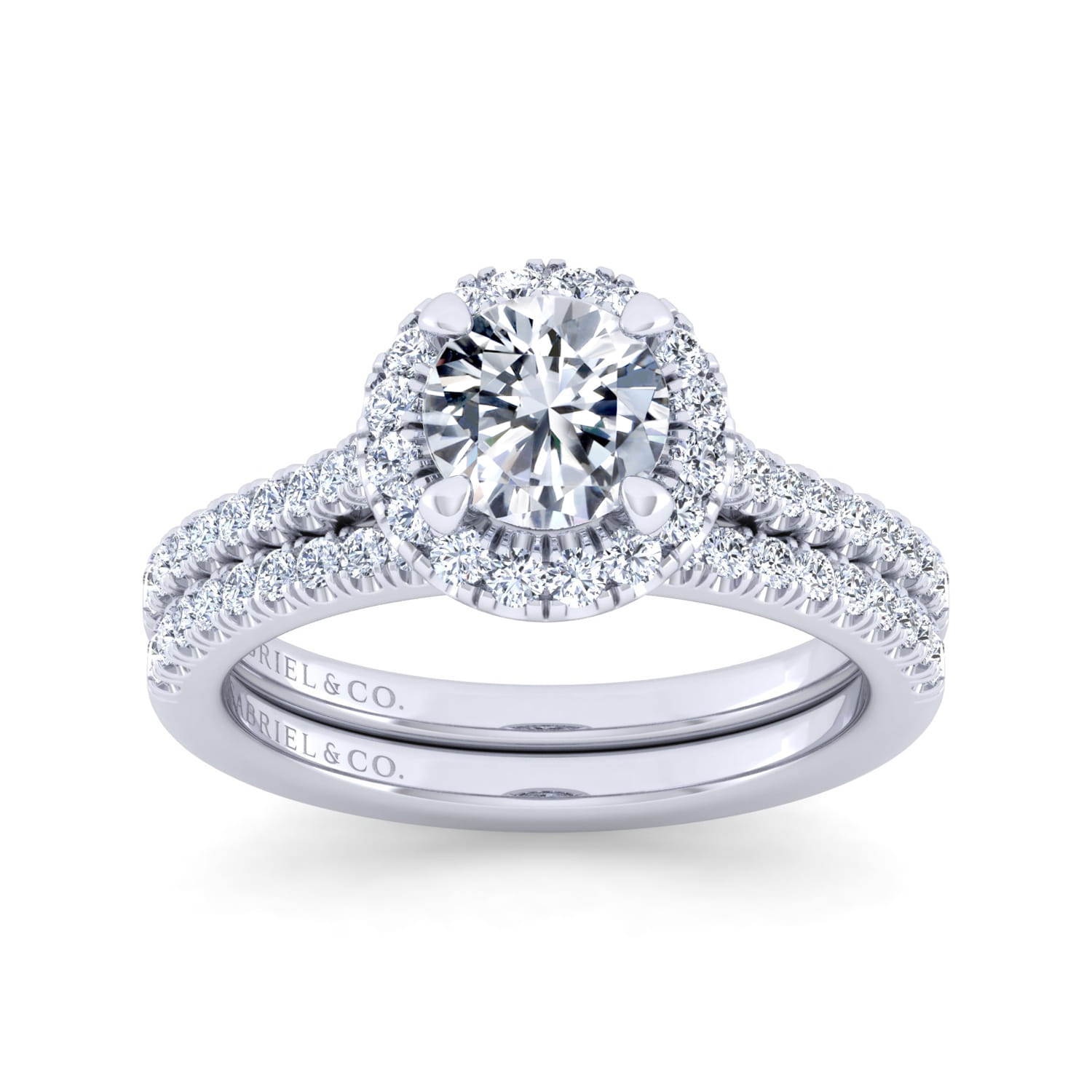 14K White Gold Diamond Matching Wedding Band - 0.18 ct - Shot 4