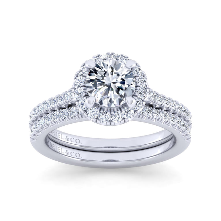 14K White Gold Diamond Matching Wedding Band - 0.18 ct - Shot 4