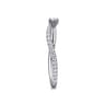 14K White Gold Diamond Matching Wedding Band - 0.16 ct