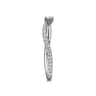14K White Gold Diamond Matching Wedding Band - 0.16 ct