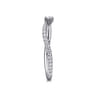 14K White Gold Diamond Matching Wedding Band - 0.16 ct