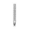 14K White Gold Diamond Matching Wedding Band - 0.44 ct