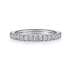 14K White Gold Diamond Matching Wedding Band