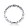 14K White Gold Diamond Matching Wedding Band - 0.44 ct