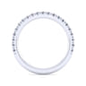 14K White Gold Diamond Matching Wedding Band - 0.44 ct