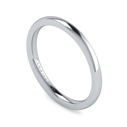 14K White Gold Diamond Matching Wedding Band