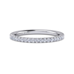 14K White Gold Diamond Matching Wedding Band