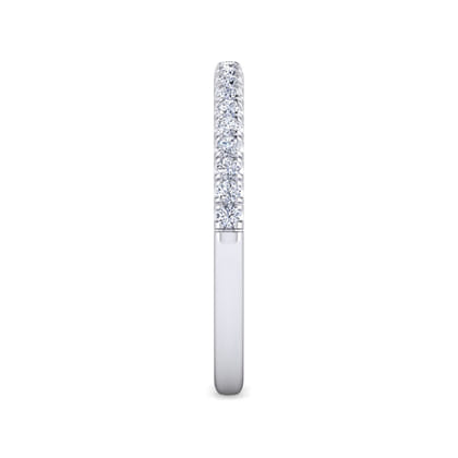 14K White Gold Diamond Matching Wedding Band