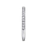 14K White Gold Diamond Matching Wedding Band - 0.27 ct