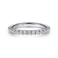 14K White Gold Diamond Matching Wedding Band