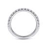 14K White Gold Diamond Matching Wedding Band - 0.51 ct