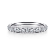 14K White Gold Diamond Matching Wedding Band