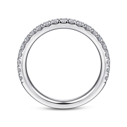 14K White Gold Diamond Matching Wedding Band