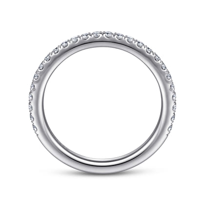 14K White Gold Diamond Matching Wedding Band