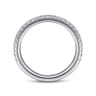 14K White Gold Diamond Matching Wedding Band - 0.35 ct