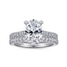 14K White Gold Diamond Matching Wedding Band - 0.35 ct