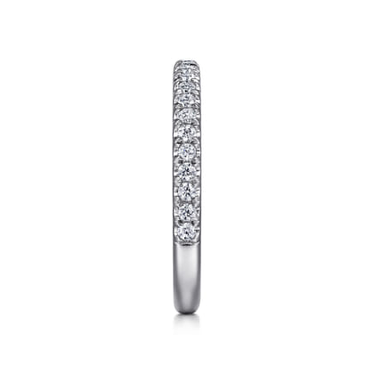 14K White Gold Diamond Matching Wedding Band