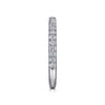 14K White Gold Diamond Matching Wedding Band - 0.35 ct
