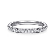 14K White Gold Diamond Matching Wedding Band