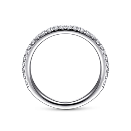 14K White Gold Diamond Matching Wedding Band