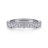 14K White Gold Diamond Matching Wedding Band
