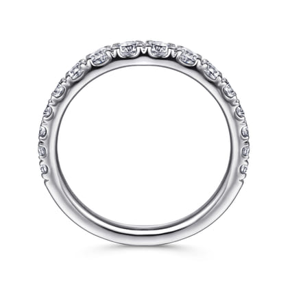 14K White Gold Diamond Matching Wedding Band