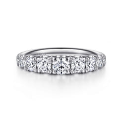 14K White Gold Diamond Matching Wedding Band