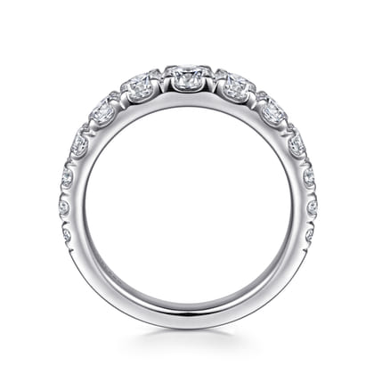 14K White Gold Diamond Matching Wedding Band