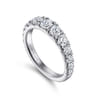 14K White Gold Diamond Matching Wedding Band - 1.34 ct