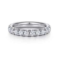14K White Gold Diamond Matching Wedding Band