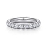 14K White Gold Diamond Matching Wedding Band - 1.36 ct