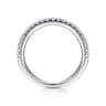 14K White Gold Diamond Matching Wedding Band - 0.26 ct
