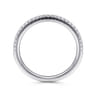14K White Gold Diamond Matching Wedding Band - 0.16 ct