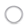 14K White Gold Diamond Matching Wedding Band - 0.28 ct