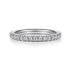 14K White Gold Diamond Matching Wedding Band