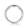 14K White Gold Diamond Matching Wedding Band - 0.39 ct
