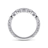 14K White Gold Diamond Matching Wedding Band - 0.21 ct