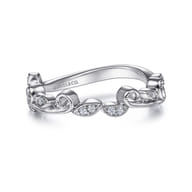 14K White Gold Diamond Matching Wedding Band
