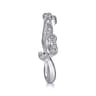 14K White Gold Diamond Matching Wedding Band - 0.08 ct